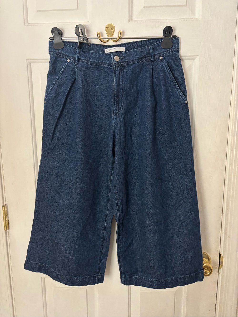 Zara Dark Blue Denim Trousers